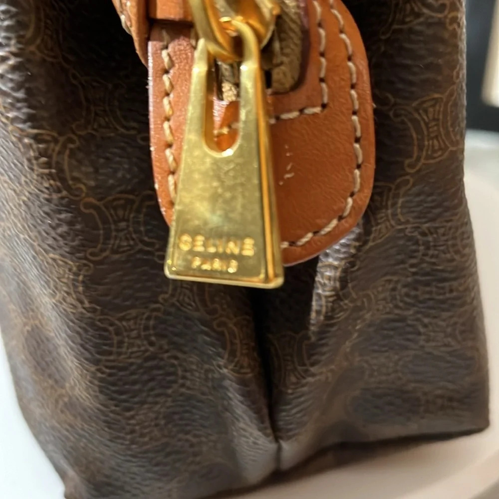 CELINE Macadam Blason Pattern Pouch/Clutch PVC /Leather - Picture 7 of 14